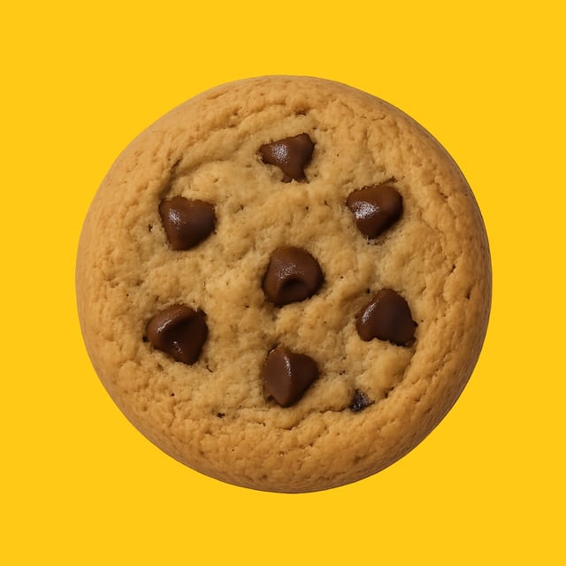 Single Chocolate Chip Cookie.